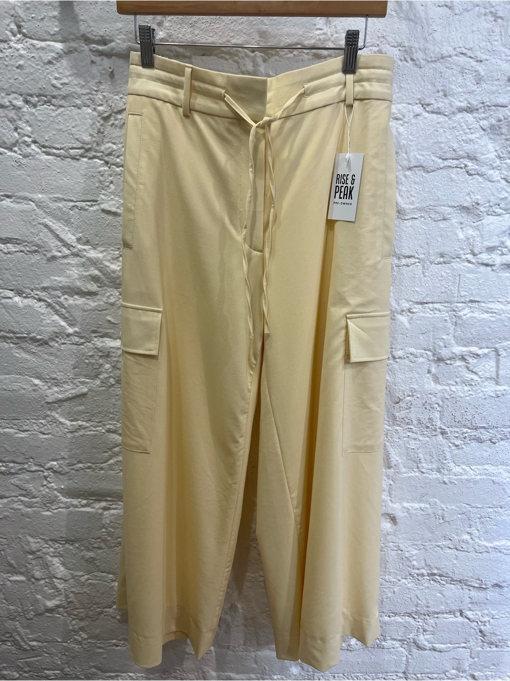 COS yellow cargo pants